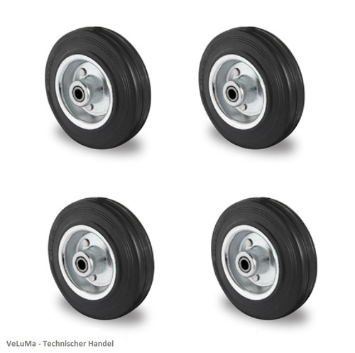 Rad rolle vollgummi 100 - rad,