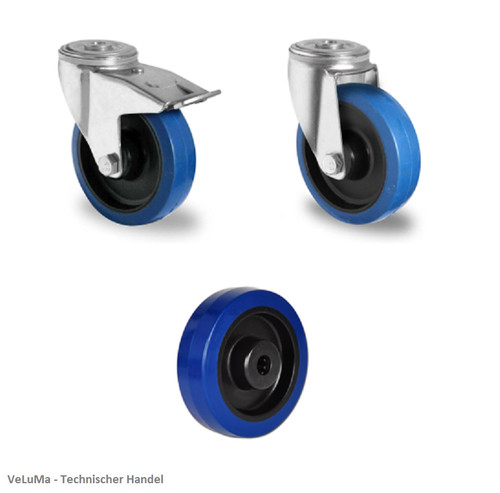 Blue wheels schwerlastrollen - blue,