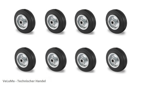 Vollgummi rad 100 ersatzrad - vollgummi, mm